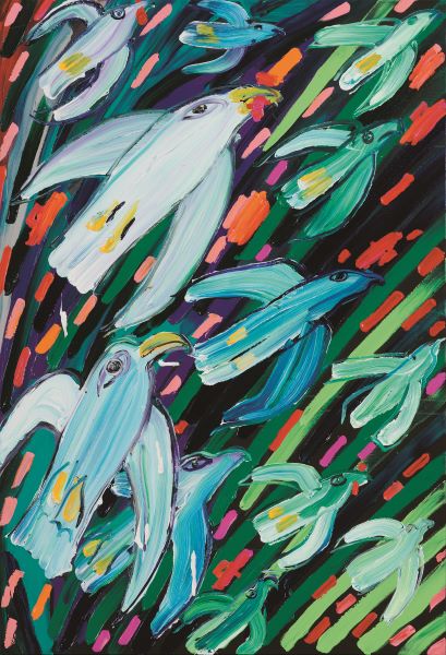 [2008] Childhood, Acrylic Ink on canvas, 162x112cm